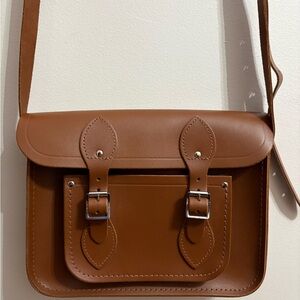 The Cambridge Satchel Company Tan Leather Crossbody Bag